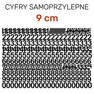 Samolepiace čísla 318 znakov - 9cm