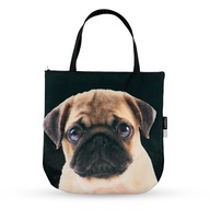 3D BAG taška s mopsom a mopslíkom, perfektný darček 3D BAG taška s mopsom a mopslíkom, perfektný darček