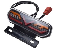 Chopper Enduro Motocykel LED zadné svetlo podlhovasté tienidlo 154 x 45 mm vzadu Chopper Enduro Motocykel LED zadné svetlo podlhovasté tienidlo 154 x 45 mm vzadu