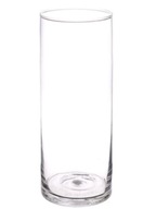Sklenený trubicový vázový valec STAV 40 x 15 cm