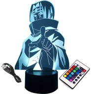 3D LED LAMPA Sasuke 16 farieb RGB 3D LED LAMPA Sasuke 16 farieb RGB