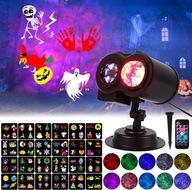 VIANOČNÝ LED PROJEKTOR HALLOWEEN TIMER IP DIAĽK VIANOČNÝ LED PROJEKTOR HALLOWEEN TIMER IP DIAĽK