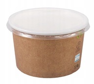 BOWLS kraft papierové nádoby + viečko 508ml 50 ks BOWLS kraft papierové nádoby + viečko 508ml 50 ks