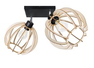 LAMPA, stropné svietidlo, pohyblivý stropný luster, KULA Wood LAMPA, stropné svietidlo, pohyblivý stropný luster, KULA Wood
