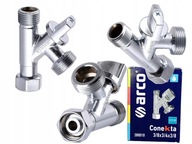 Arco adaptačný ventil 3/8''-3/4"-3/8" 280015 kovová rukoväť Arco adaptačný ventil 3/8''-3/4"-3/8" 280015 kovová rukoväť
