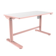 Ružový polohovateľný písací stôl do detskej izby