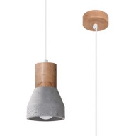 Závesná lampa SOLLUX QUBIC šedá 1 x E27 SL.0964 Závesná lampa SOLLUX QUBIC šedá 1 x E27 SL.0964