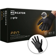 MERCATOR Gogrip Black Nitrilové rukavice veľkosť L