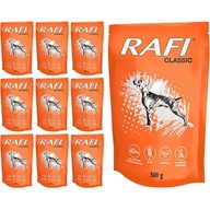 RAFI CLASSIC BEZ OBILOV 500 G BEZOBRNNÉ KRMIVO PRE PSY Vrecúško 10 x 500 g RAFI CLASSIC BEZ OBILOV 500 G BEZOBRNNÉ KRMIVO PRE PSY Vrecúško 10 x 500 g