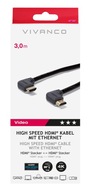 HDMI 3m 2.0 4K UHD/HDR 18Gbit 3D ARC VIVANCO W-WA HDMI 3m 2.0 4K UHD/HDR 18Gbit 3D ARC VIVANCO W-WA