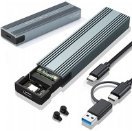 Adaptér krytu jednotky M.2 NVME NGFF SSD USB C 3.1 Adaptér krytu jednotky M.2 NVME NGFF SSD USB C 3.1