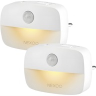 LED NOČNÁ LAMPA ZÁSUVKA SNÍMAČA POHYBU SÚMRAK 3 REŽIMY PRE KONTAKT NEXOO LED NOČNÁ LAMPA ZÁSUVKA SNÍMAČA POHYBU SÚMRAK 3 REŽIMY PRE KONTAKT NEXOO