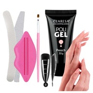 Claresa Acrylic Poly Gel Set 30 g MIX Forms štetcový pilník na nechty Claresa Acrylic Poly Gel Set 30 g MIX Forms štetcový pilník na nechty