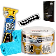 Soft99 Kiwami hybridný vosk na svetlé laky 200g + Rain Drop Bazooka