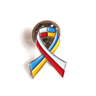 Stuha Poľsko Ukrajina špendlíky odznak špendlík Stuha Poľsko Ukrajina špendlíky odznak špendlík