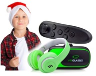 VIANOČNÝ DARČEK: VR OKULIARE + SLÚCHADLÁ + OVLÁDAČ VIANOČNÝ DARČEK: VR OKULIARE + SLÚCHADLÁ + OVLÁDAČ