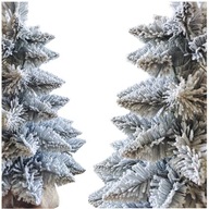 Umelý vločkovaný vianočný stromček PREMIUM BOROVICA SNEŽNÁ 60cm + PLASTOVÝ STOJAN