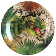 Dinosaury papierové taniere, 22,5 cm, 10 dino ks