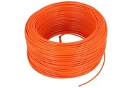 Líniový inštalačný kábel LgY 1mm oranžový 100m