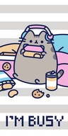 Pusheen osuška mačiatko 70x140, 100% bavlna, pre deti Pusheen osuška mačiatko 70x140, 100% bavlna, pre deti