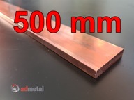 Medená, medená plochá tyč 40x10 mm M1Ez4