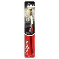 Zubná kefka Colgate Slim Soft Advanced Gold Charcoal - jemná Zubná kefka Colgate Slim Soft Advanced Gold Charcoal - jemná