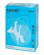 Papier do kopírky do tlačiarne A4 80g modrý MAESTRO Papier do kopírky do tlačiarne A4 80g modrý MAESTRO