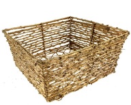 KOŠÍK ZLATÝ KOV Prútený 22 cm KOŠÍK ZLATÝ KOV Prútený 22 cm
