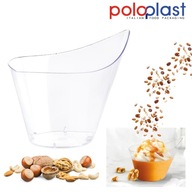 MINI PLASTOVÉ NÁDOBKY NA DEZERT 120ML Elipsa 25 ks MINI PLASTOVÉ NÁDOBKY NA DEZERT 120ML Elipsa 25 ks