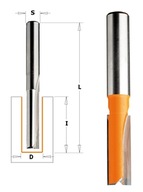 Priama fréza s spájkovacím hrotom. CMT D = 10 I = 31,7 L = 60 S = 8