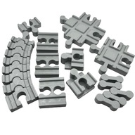 Sada 14 prvkov na drevené vláčikodráhy z Ikea Brio Sada 14 prvkov na drevené vláčikodráhy z Ikea Brio