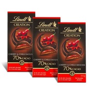 Lindt Creation 70% horká čokoláda cherry s chilli s penou 150g x3 Lindt Creation 70% horká čokoláda cherry s chilli s penou 150g x3