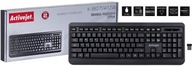 Activejet K-3807SW Bezdrôtová klávesnica, čierna