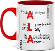 Hrnček ALICJA s vytlačeným názvom ALA pre ALI Hrnček ALICJA s vytlačeným názvom ALA pre ALI