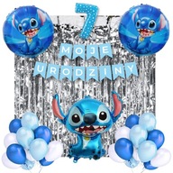 Súprava balónov Lilo & Stitch 7 narodeninových dekorácií Súprava balónov Lilo & Stitch 7 narodeninových dekorácií