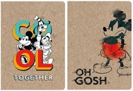 Notebook A5/60K Kraft Liner Mickey