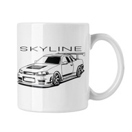 Nissan Skyline GTR Hrnček Automotive JDM Darček 1 Nissan Skyline GTR Hrnček Automotive JDM Darček 1