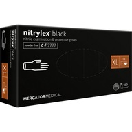 MERCATOR Nitrylex Black XL 100 nitrilové rukavice MERCATOR Nitrylex Black XL 100 nitrilové rukavice