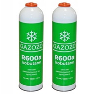 2x plynové chladivo ISOBUTANE r600a 420g