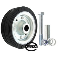Koleso fi 140 mm kovová guma + MONTÁŽNA SADA Koleso fi 140 mm kovová guma + MONTÁŽNA SADA
