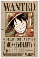 Plagát One Piece Monkey D Luffy Wanted 61x91,5 cm