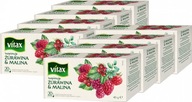 Vitax ovocný čaj brusnica a malina 20x2g x8