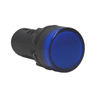 Signálna lampa 22mm modrá 230VAC