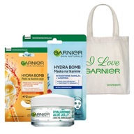 Krém na tvár + 2x hydratačná maska na tvár Garnier + bezplatná sada Krém na tvár + 2x hydratačná maska na tvár Garnier + bezplatná sada