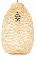 Bambusové závesné svietidlo BOHO, podlhovasté, 40 cm, TH05 Bambusové závesné svietidlo BOHO, podlhovasté, 40 cm, TH05
