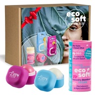 Kozmetická sada pre ženy Prírodný deodorant, ECOSOFT balzam na pery