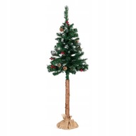 Vianočný stromček na kmeni 160cm umelé ozdoby z borovice