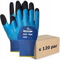 PRACOVNÉ RUKAVICE ONYX BLUEFOM R10 120 PÁROV PENOVÉ PRACOVNÉ RUKAVICE ONYX BLUEFOM R10 120 PÁROV PENOVÉ