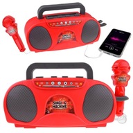 RÁDIO bezdrôtový reproduktor MIKROPHONE KARAOKE boombox