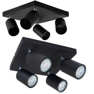 Stropné svietidlo Strip Rail Spot 4x GU10 Square Wall Lamp Pevné a odolné Stropné svietidlo Strip Rail Spot 4x GU10 Square Wall Lamp Pevné a odolné